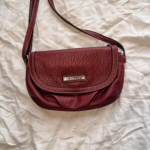 Women's Burgundy and Red Bag